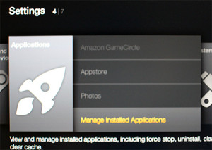 App is Located Under Manage Installed Applications