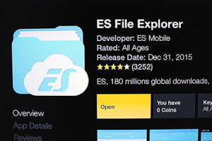 Open ES File Explorer